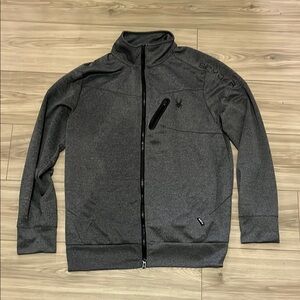 Gray Spyder Full-Zip Jacket